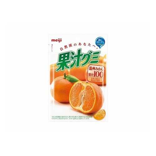 Мармелад Meiji апельсин и мандарин с коллагеном 51 г в Дикси