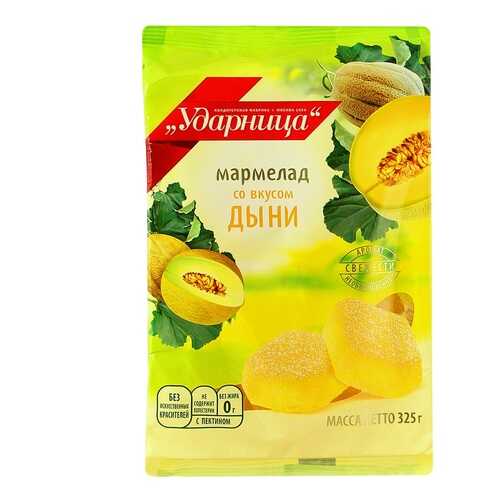 Мармелад УДАРНИЦА дыня 325г*2 шт в Дикси
