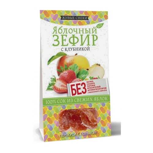 Зефир яблочный с клубникой 60 г в Дикси