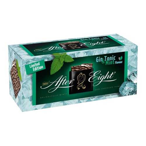 AFTER EIGHT Шоколадные конфеты с помадной начинкой со вкусом Джин-тоник и мята 200г в Дикси