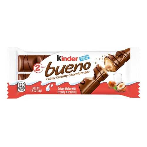 Батончик Kinder Bueno коробка 30 шт в Дикси