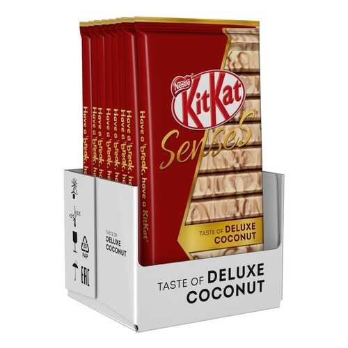 KITKAT Senses Deluxe Coconut 8 шт по 112г в Дикси