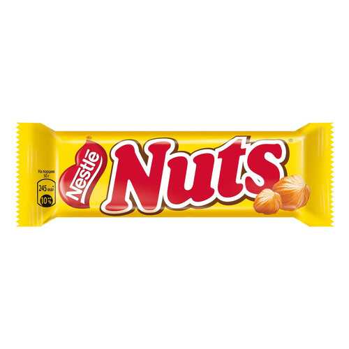 Конфета Nestle nuts с орехами 50 г 30 штук в Дикси