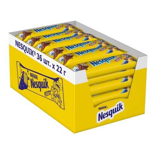 Конфета с хрустящей вафлей Nesquick криспи 22 г в Дикси