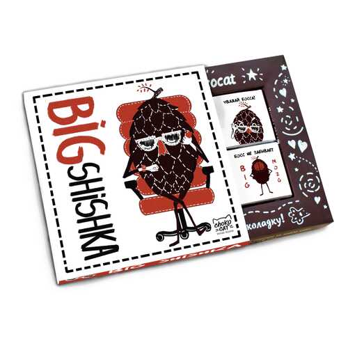 Коробочка с шоколадом CHOKOCAT, BIG Shishka, 60 гр. в Дикси