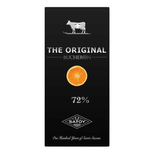 Шоколад Bucheron the original горький 72% с кусочками апельсина 100 г в Дикси