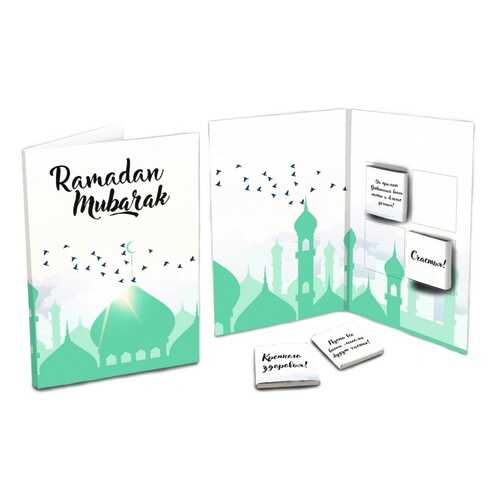 Шоколад Chokocat Ramadan Mubarak, молочный, открытка, 20 гр в Дикси
