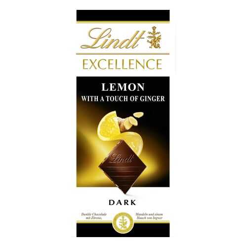 Шоколад Lindt экселленс лимон и имбирь темный 100 г в Дикси
