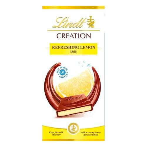Шоколад Lindt криэйшн молочный лимон 150 г в Дикси