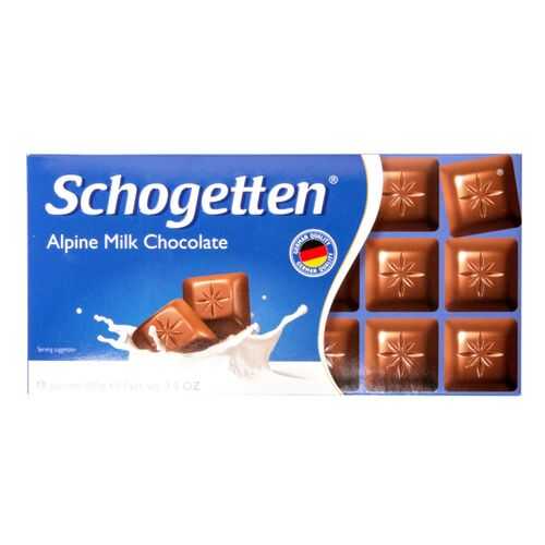 Шоколад молочный Schogetten alpine milk chocolate 100 г в Дикси