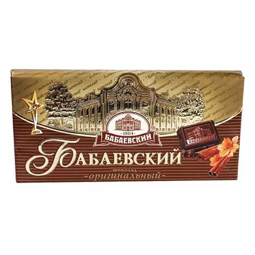 Шоколад темный Бабаевский оригинальный 42.9% 100 г в Дикси