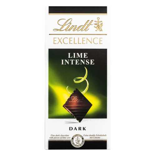 Шоколад темный Lindt excellence лайм 100 г в Дикси