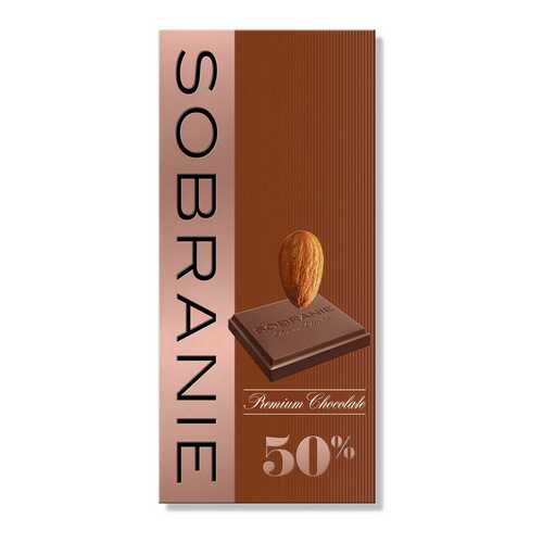 Шоколад темный Sobranie с орехами в Дикси