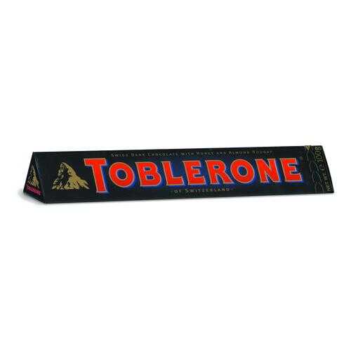 TOBLERONE шоколад горький с медово-миндальной нугой 100г по 20шт в Дикси