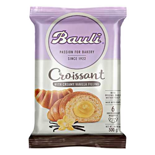 Круассаны Bauli ваниль 6*50 г в Дикси