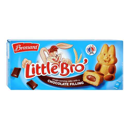 Пирожное Little Bro с шоколадной начинкой 5шт*28г в Дикси