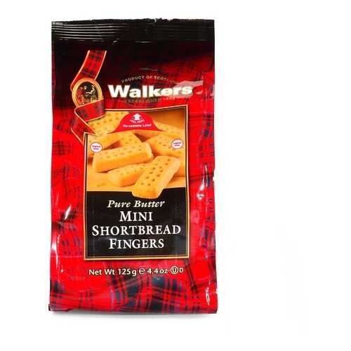 Мини-печенье Walkers Пальчики песочное 125 г Великобритания в Дикси
