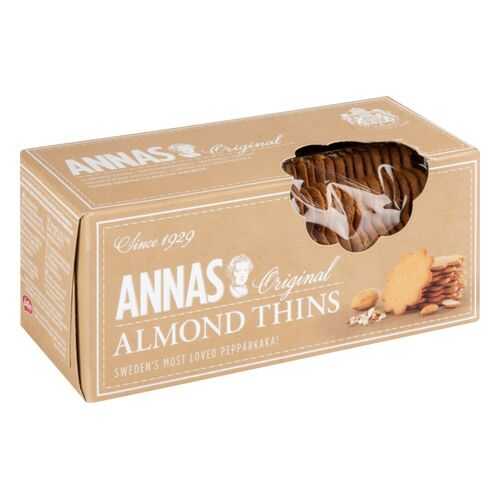 Печенье Annas original almond thins миндальное тонкое 150 г в Дикси