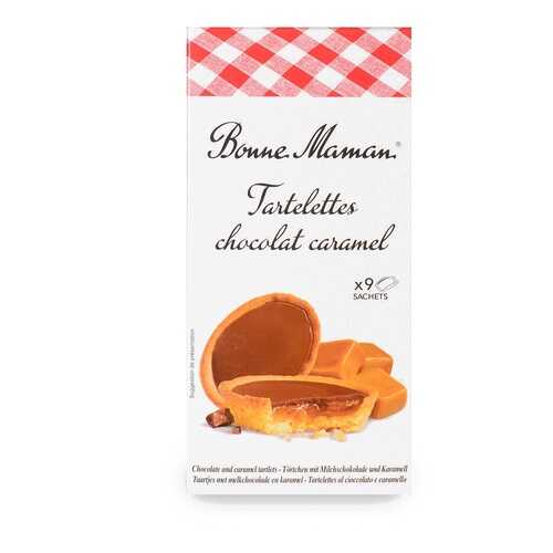 Печенье Bonne Maman Tartelettes с шоколадно-карамельной начинкой 135г в Дикси
