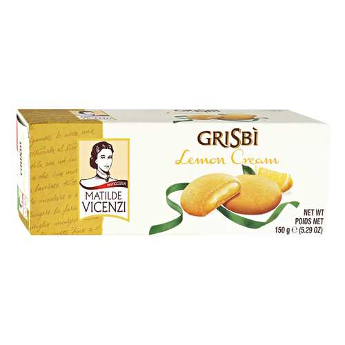 Печенье GriSbi с начинкой из лимонного крема 150 г в Дикси