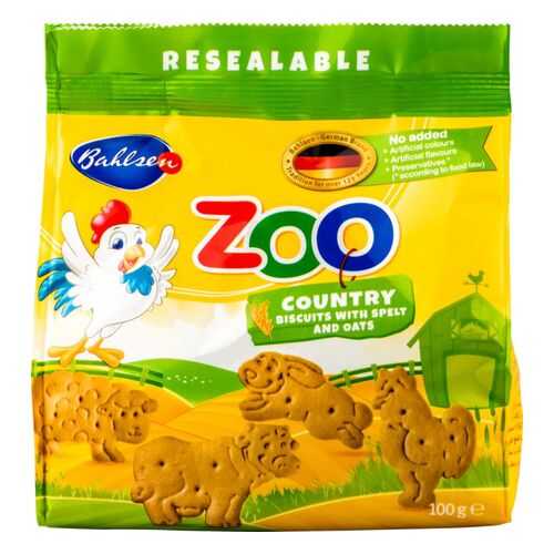 Печенье Leibniz zoo country 100 г в Дикси