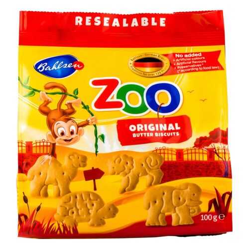 Печенье Leibniz zoo original 100 г в Дикси