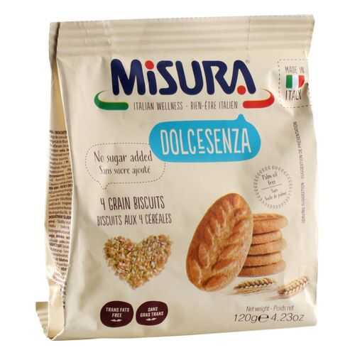 Печенье Misura dolcesenza 4 злака 120 г в Дикси