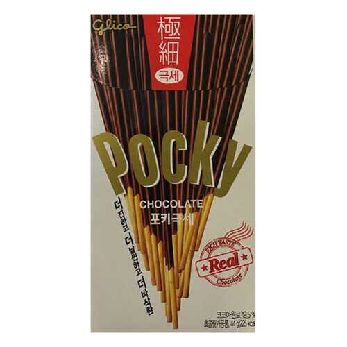 Печенье Pocky палочки супер тонкие шоколад 75 г в Дикси