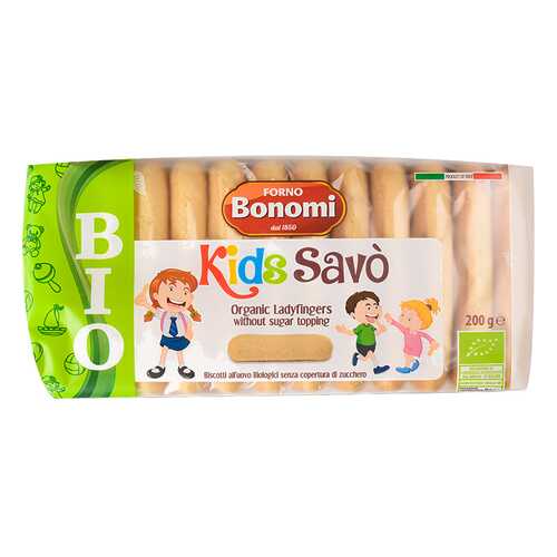 Печенье Savoiardi Kinder сахарное bio 200 г в Дикси