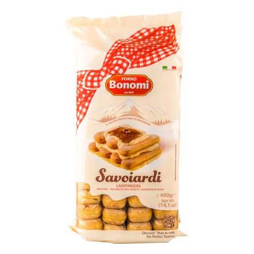 Печенье савоярди Forno Bonomi ladyfingers для тирамису 400 г в Дикси