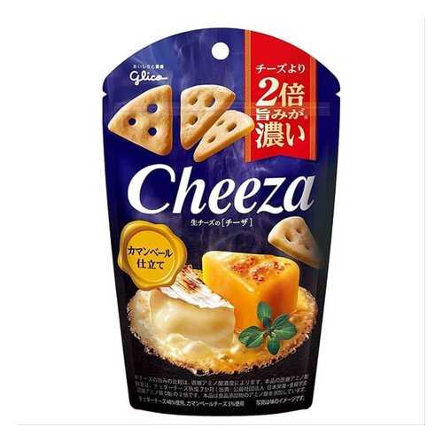 Печенье-снек Glico Cheeza с сыром камамбером 40 г в Дикси