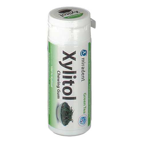 Miradent Xylitol жевательная резинка с ксилитом (зеленый чай) в Дикси