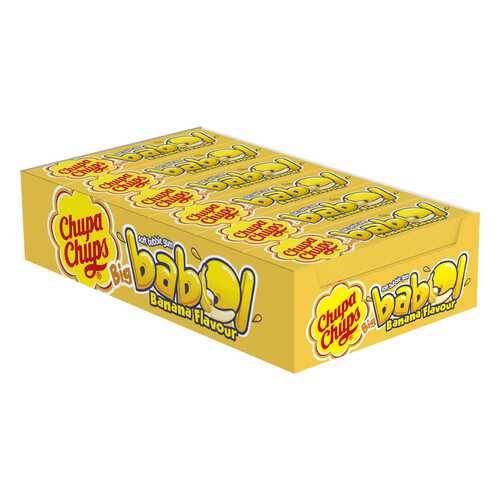 Жевательная резинка Chupa Chups big babol банан 21 г в Дикси