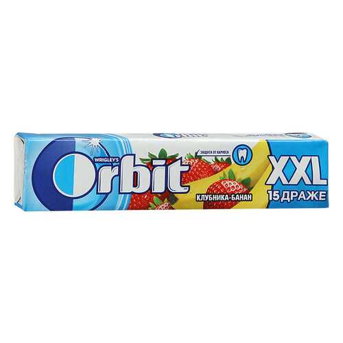Жевательная резинка Orbit клубника-банан xxl 20.4 г в Дикси