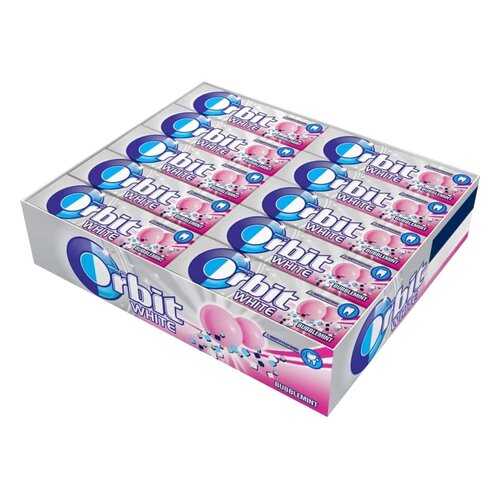 Жевательная резинка Orbit white bubblemint 30 штук в Дикси
