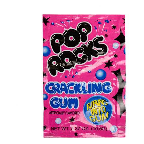 Жевательная резинка с леденцами Pop Rocks Bubblegum 11г Испания в Дикси