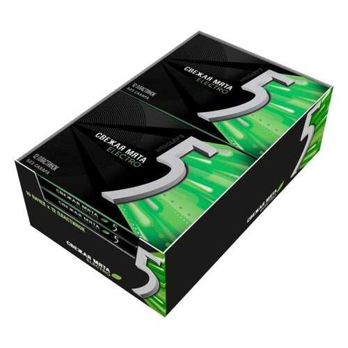 Жевательная резинка Wrigley's 5 electro 31.2 г 10 штук в Дикси