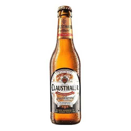 Пиво Clausthaler безалкогольное нефильтрованное стекло 0.33 л в Дикси