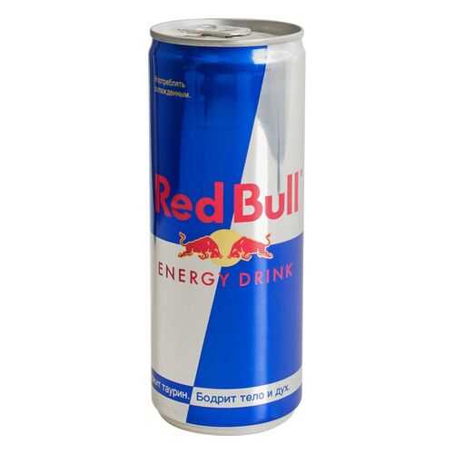 Напиток энергетический Red Bull жестяная банка 0.25 л в Дикси