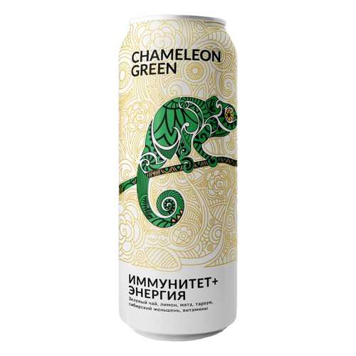 Напиток Green Chameleon энергетический без сахара лимон, тархун 500 мл в Дикси