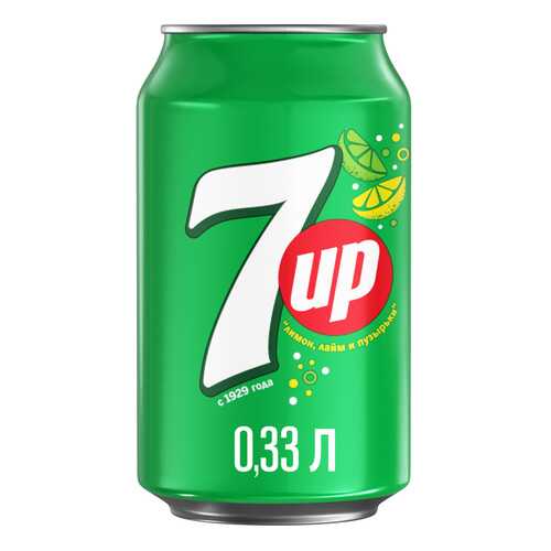 Газ. нап 7UP ж/б 0,33л*12 шт в Дикси