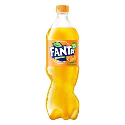 Напиток безалкогольный сильногазированный Fanta апельсин с витамином С пластик 0.9 л в Дикси