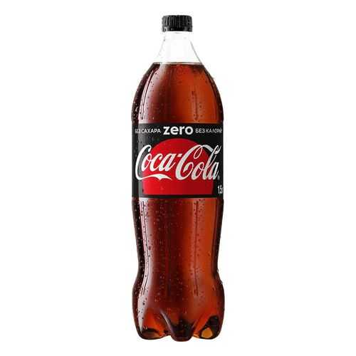 Напиток сильногазированный Coca-Cola zero безалкогольный пластик 1.5 л в Дикси