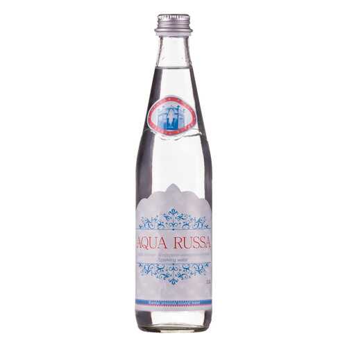 Вода питьевая Aqua Russa газированная 0.5 л 6 штук в упаковке в Дикси