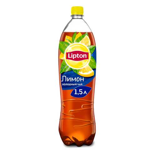 Чай черный Lipton лимон 1.5 л в Дикси