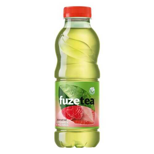 Зеленый чай Fuzetea клубника и малина 0.5 л в Дикси