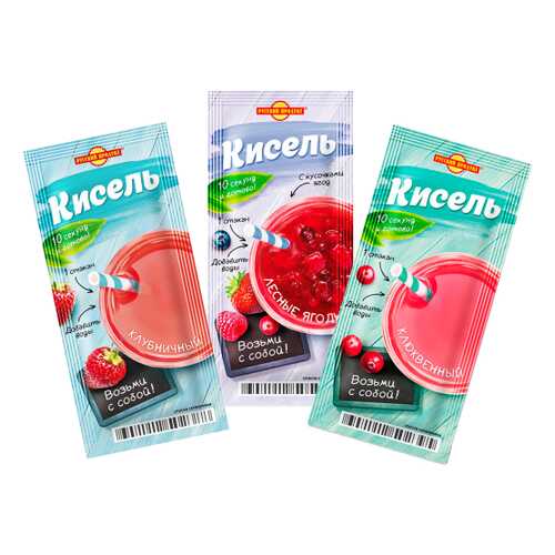 Набор кисели Русский продукт 3 вкуса 25 г в Дикси