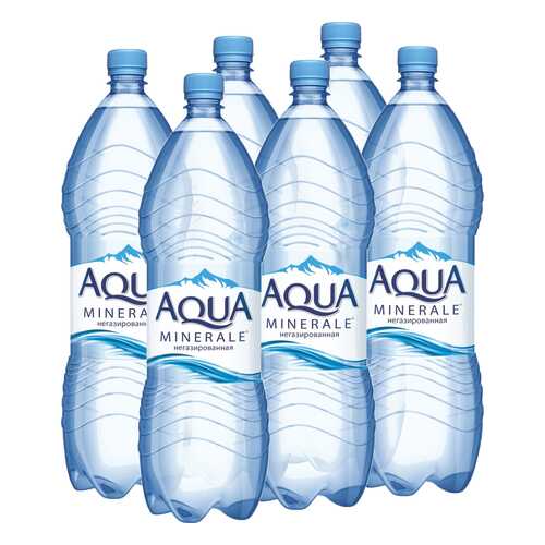 Вода Aqua Minerale негазированная питьевая 2 л упаковка 6 шт в Дикси