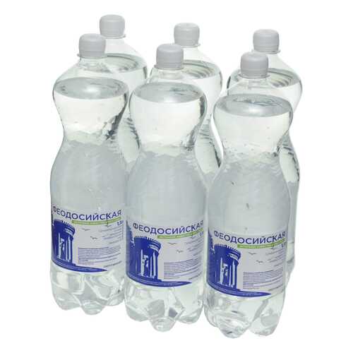 Вода минеральная природная лечебно-столовая Феодосийская пластик 1.5 л 6 штук в Дикси