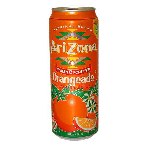 Напиток ARIZONA Апельсин 0,680мл в Дикси